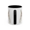 11oz Funny Jagdterrier Mug, Black, back view