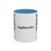 11oz Jagdterrier Mug, Light Blue, front view