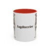 11oz Jagdterrier Mug, Red, front view