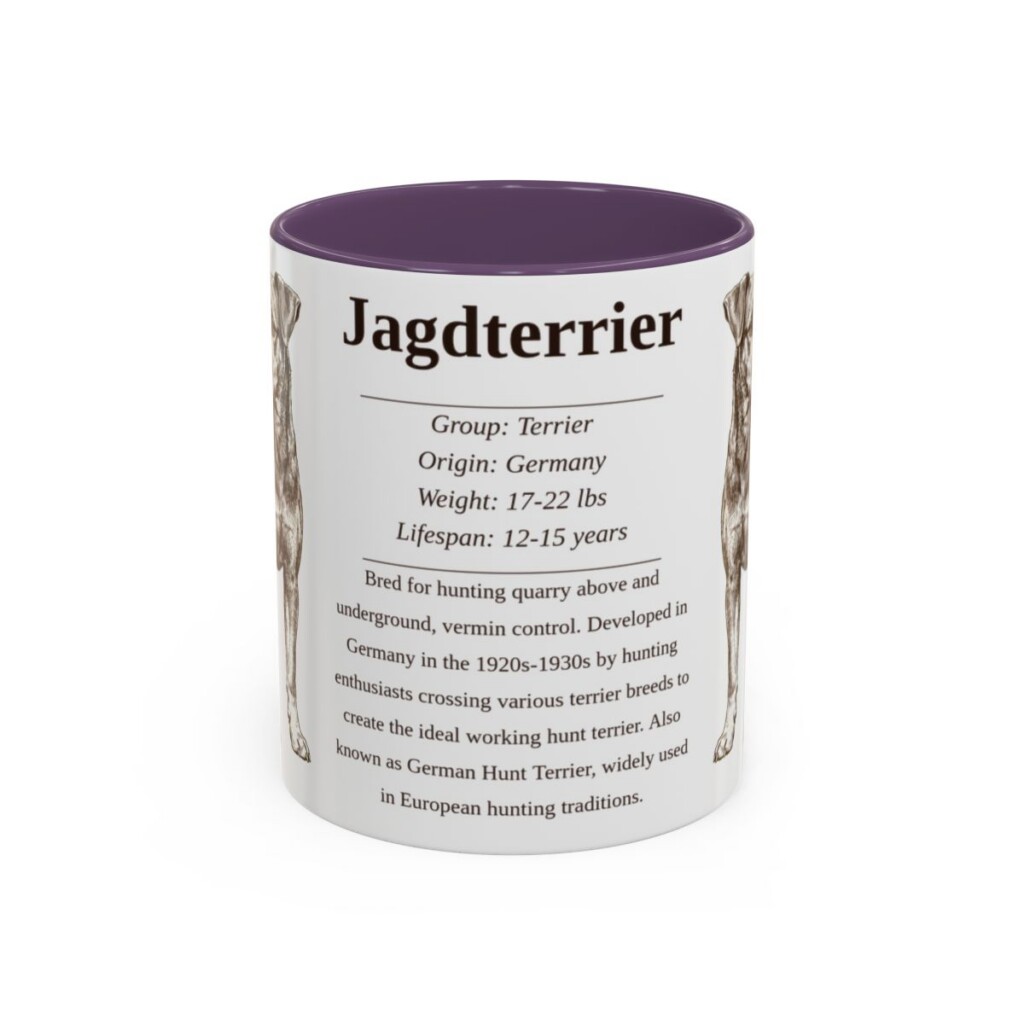 11oz-jagdterrier-mug-writeup-purple 11oz Jagdterrier Mug, Purple, front view