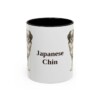 11oz Japanese Chin Mug, Black, front view