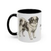 11oz Japanese Chin Mug, Black, left side view