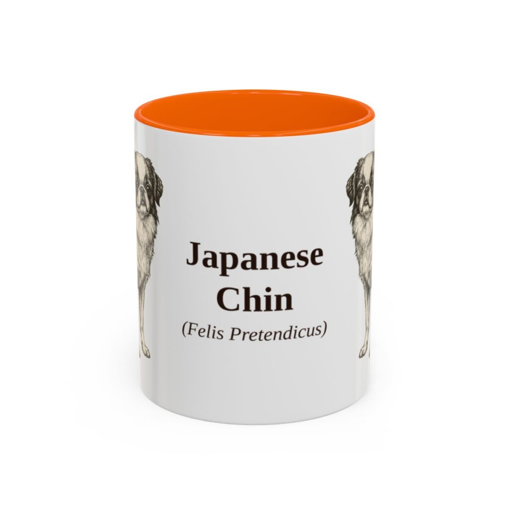 11oz-japanese-chin-mug-latin-orange 11oz Japanese Chin Latin Mug, Orange, front view