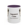 11oz-japanese-chin-mug-latin-purple 11oz Japanese Chin Latin Mug, Purple, front view