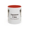 11oz-japanese-chin-mug-latin-red 11oz Japanese Chin Latin Mug, Red, front view