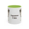 11oz Japanese Chin Mug, Light Green, front view