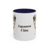 11oz Japanese Chin Mug, Navy, front view