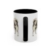 11oz Japanese Chin Mug, Black, back view
