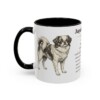 11oz Japanese Chin Mug, Black, left side view