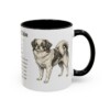 11oz Japanese Chin Mug, Black, right side view
