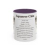 11oz Japanese Chin Mug, Purple, front view
