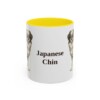 11oz Japanese Chin Mug, Yellow, front view
