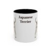 11oz Japanese Terrier Mug, Black, front view
