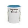 11oz Japanese Terrier Mug, Light Blue, front view