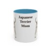 11oz-japanese-terrier-mug-mom-light-blue 11oz Japanese Terrier Dog Mom Mug, Light Blue, front view