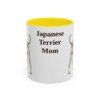 11oz-japanese-terrier-mug-mom-yellow 11oz Japanese Terrier Dog Mom Mug, Yellow, front view
