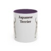11oz Japanese Terrier Mug, Purple, front view