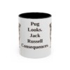 11oz-jug-mug-humor-black-front 11oz Funny Jug Mug, Black, front view