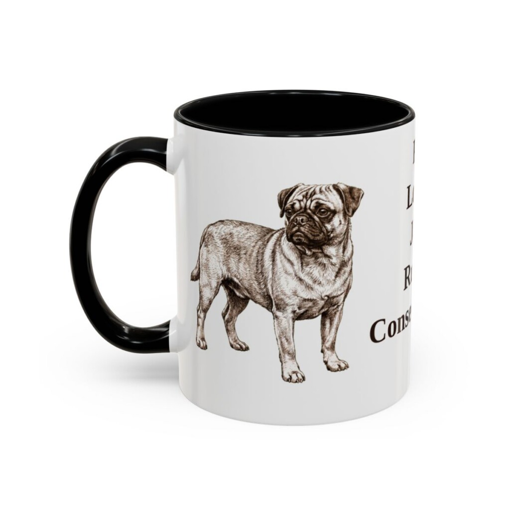 11oz-jug-mug-humor-black-left 11oz Funny Jug Mug, Black, left side view
