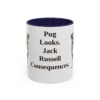 11oz-jug-mug-humor-navy 11oz Funny Jug Mug, Navy, front view