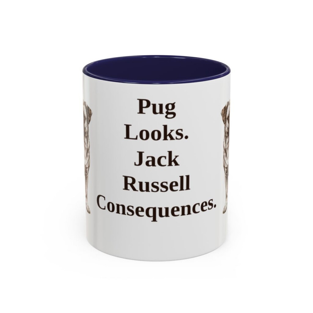 11oz-jug-mug-humor-navy 11oz Funny Jug Mug, Navy, front view