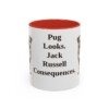 11oz-jug-mug-humor-red 11oz Funny Jug Mug, Red, front view