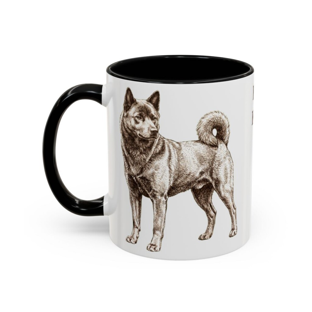 11oz Kai Ken Mug, Black, left side view