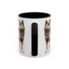 11oz Kai Ken Latin Mug, Black, back view