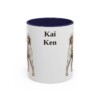 11oz Kai Ken Mug, Navy, front view