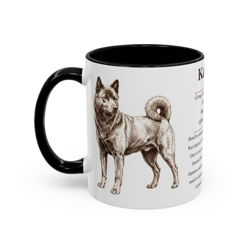 11oz Kai Ken Mug, Black, left side view