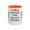 11oz Funny Keeshond Mug, Orange, front view