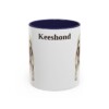 11oz-keeshond-mug-navy 11oz Keeshond Mug, Navy, front view