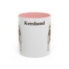 11oz-keeshond-mug-pink 11oz Keeshond Mug, Pink, front view