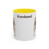 11oz-keeshond-mug-yellow 11oz Keeshond Mug, Yellow, front view