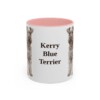 11oz Kerry Blue Terrier Mug, Pink, front view