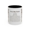 11oz Kerry Blue Terrier Mug, Black, front view