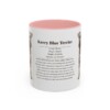11oz Kerry Blue Terrier Mug, Pink, front view