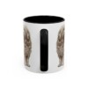 11oz Komondor Mug, Black, back view