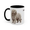 11oz Komondor Mug, Black, left side view