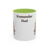 11oz Komondor Dog Dad Mug, Light Green, front view