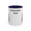 11oz Komondor Dog Dad Mug, Navy, front view