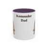 11oz Komondor Dog Dad Mug, Purple, front view