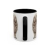11oz Funny Komondor Mug, Black, back view