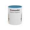 11oz Komondor Latin Mug, Light Blue, front view