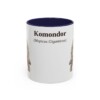 11oz Komondor Latin Mug, Navy, front view