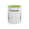 11oz Komondor Mug, Light Green, front view