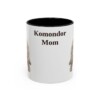 11oz Komondor Dog Mom Mug, Black, front view