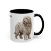11oz Komondor Dog Mom Mug, Black, right side view