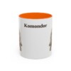 11oz Komondor Mug, Orange, front view