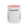 11oz Komondor Mug, Pink, front view